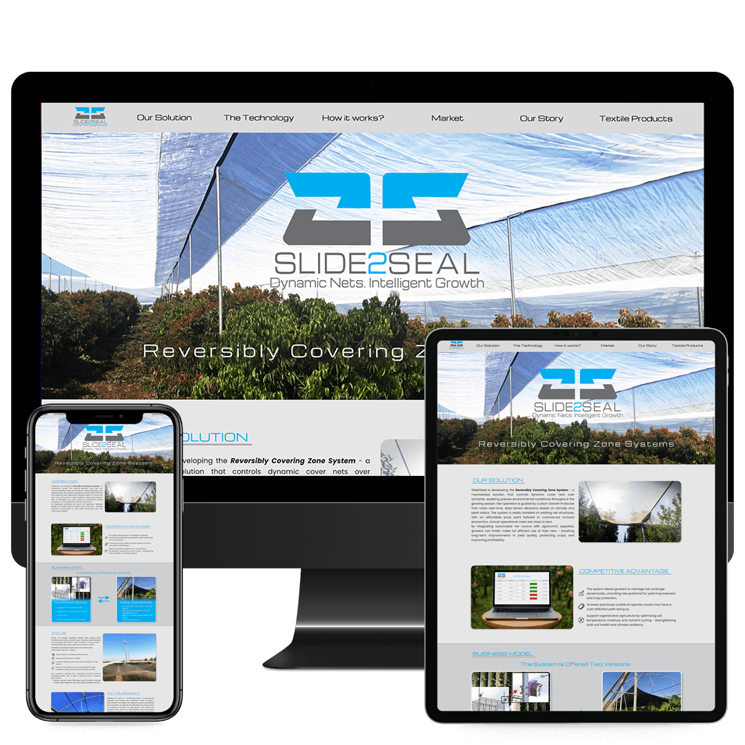 אתר לחברת סטארט-אפ